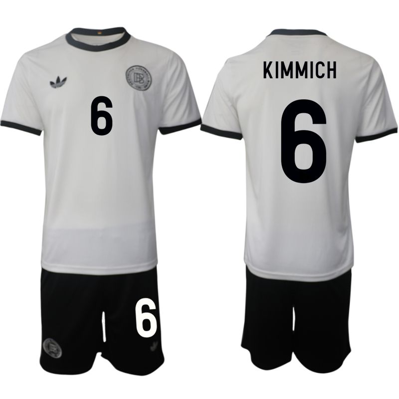 Men 2025-2026 Season Germany home white #6 Soccer Jersey->germany jersey->Soccer Country Jersey
